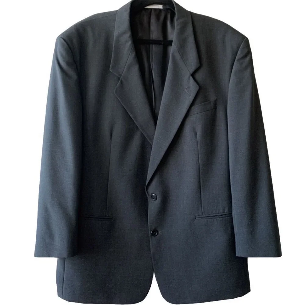 YVES SAINT LAURENT Mens‎ Size 46 Wool Union Made Jacket Sport coat YSL  Vintage